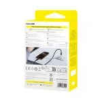 Baseus PD 100W  Lit Button-Control Fast Charging Data Cable USB-C to USB-C  For Macbook Iphone 15 16 Series Samsung Pixel Cosmic Black 2M P10379000121-01 - Image 3