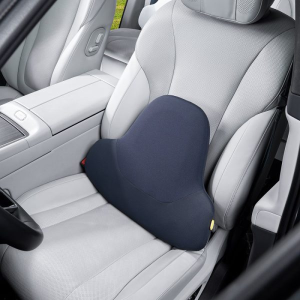 Baseus Pillow For Car PrimeTrip VH1 Lumbar Support Pillow Breathable Memory Foam Waist Back Cushion - Cosmic Black C20069000121-00 - Image 3