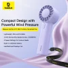 Baseus Fan GoTrip DT1 Mini Turbine Handheld Fan Nebula Purple C10272300511-00