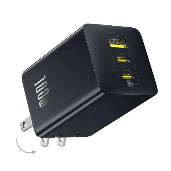 Baseus EnerFill FE11 100w  Fast Charger For Macbook Laptop IPhone 15 16 Samsung S25 Ultra Pixel More US Plug P10182101123-00 - Image 3