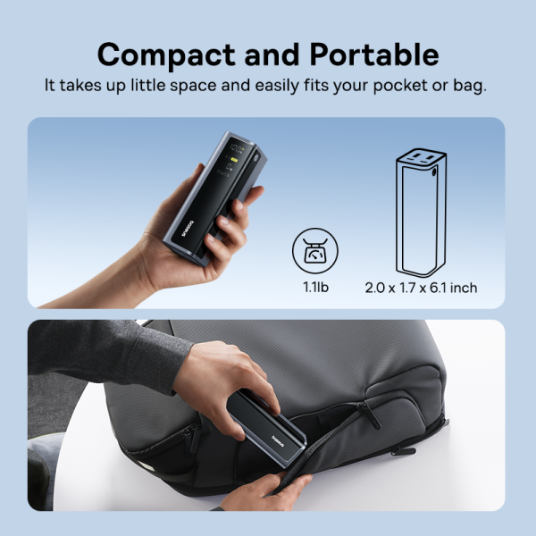 Baseus Power Bank 145W Energeek GP12 20800mAh Powerbank For Macbook Mobile Laptop Ipad P10082109813-00 - Image 3
