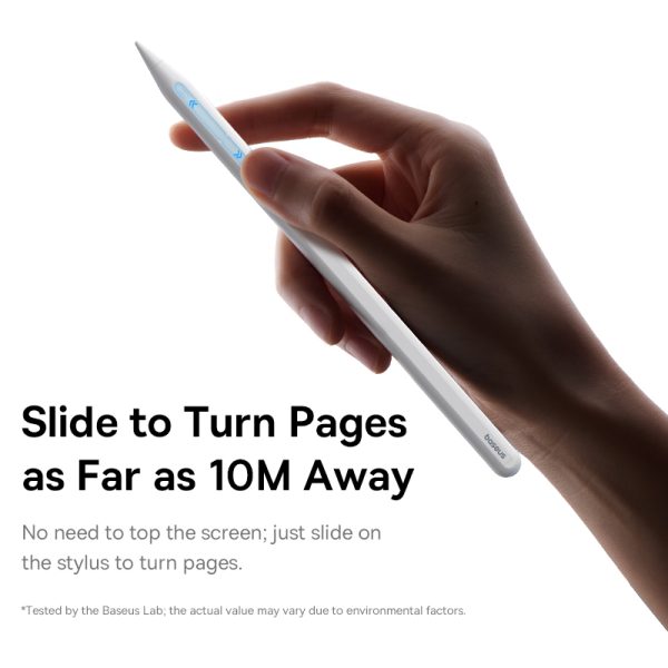 Baseus Smooth Writing PS4 360° Touch Operation Wired Charging Stylus Moon White