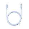 Baseus Cable For Iphone 14 13 12 11 Series Type-c to Lightning PD 20W Silky Series Fast Charging Galaxy Blue P10377700313-00 - Image 4