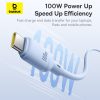 Baseus Silky Series Fast Charging Cable USB to Type-C 100W 1m  Galaxy Blue P10377703313-00 - Image 3
