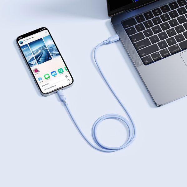 Baseus Silky Series Fast Charging Cable Type-c to Type-C 100W 1m Galaxy Blue  P10377704313-00 - Image 5