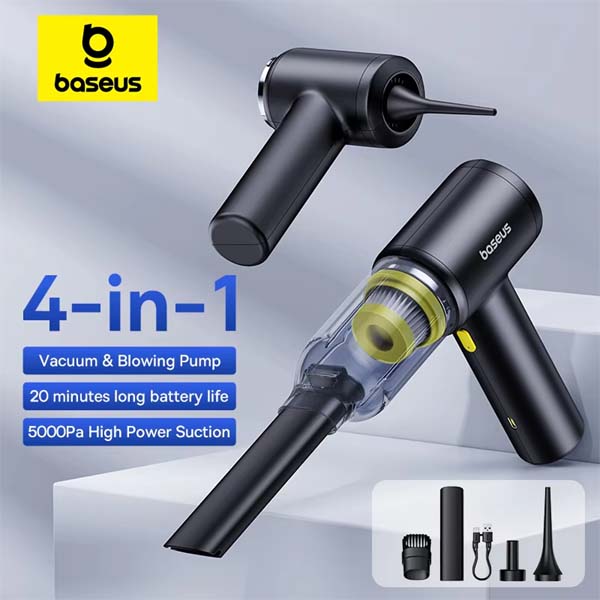 Baseus AT Car Vacuum Cleaner  5000 PA Cosmic Black
