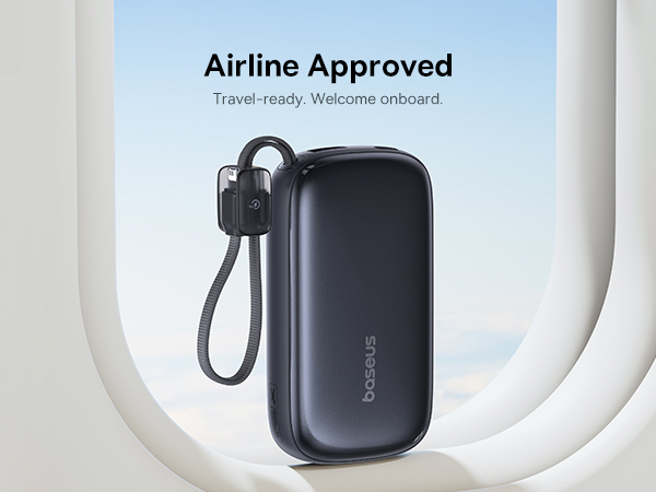 Baseus Power Bank QPow 3 Ultra 22.5W With Detachable Cable 20000mAh Cosmic Black E0027M00