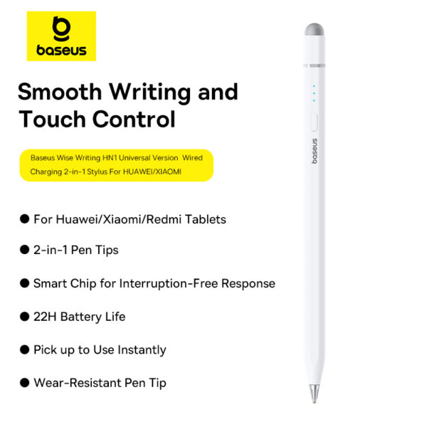 Baseus Stylus HN1 For XIaomi Huawei Active Passive Palm Rejection Gloves Stylus Pen With USB C Cable
