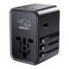 REMAX CM06 Multifunction 3 Type C + 1 USB + 1 AC 45W Fast Charging GaN Travel Wall Charger