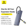 Baseus 7 in 1 Type-c Hub for Macbook Laptop Ultra Joy Series  HDMI4K@60Hz*1+USB3.1*2+USB-C3.1*1+USB2.0*1+PD*1+RJ45*1