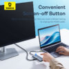 Baseus 7 in 1 Type-c Hub for Macbook Laptop Ultra Joy Series  HDMI4K@60Hz*1+USB3.1*2+USB-C3.1*1+USB2.0*1+PD*1+RJ45*1 - Image 4